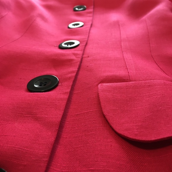 Vintage NIPON BOUTIQUE Short Sleeve Dress linen - Picture 11 of 16